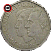 500 peset 1987-1990 - układ awersu do rewersu