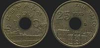 Monety Hiszpanii - 25 peset 1993 Kraj Basków