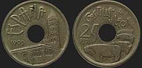 Monety Hiszpanii - 25 peset 1995 Kastylia i León