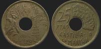 Monety Hiszpanii - 25 peset 1996 Kastylia-La Mancha