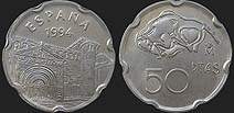 Monety Hiszpanii - 50 peset 1994 Kantabria
