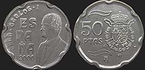 Monety Hiszpanii - 50 peset 1998-2000