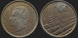 Monety Hiszpanii - 100 peset 1995 FAO