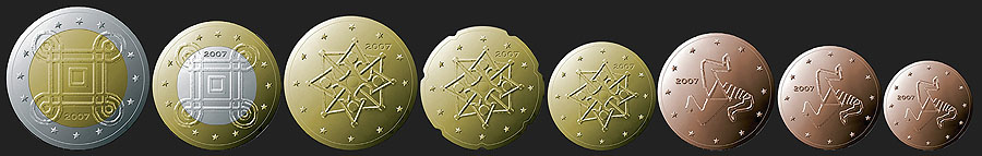 designs of Estonian euro coins