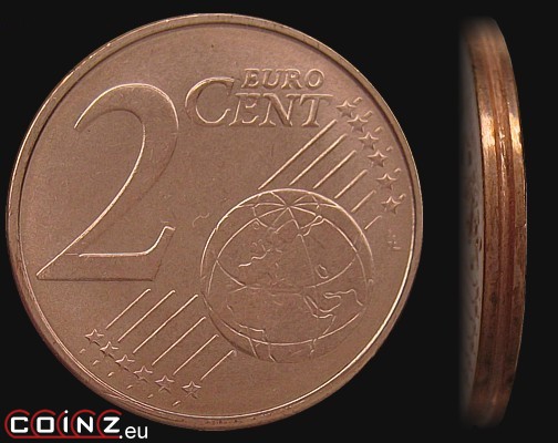 2 euro centy - strona wspólna - monety UE