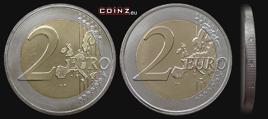 2 euro - strona wspólna - monety UE