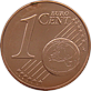 Monety euro - 1 euro cent - strona wspólna