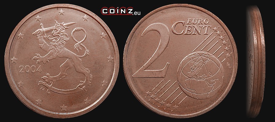2 euro centy 1999-2006 - monety Finlandii