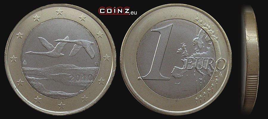 1 euro od 2007 - monety Finlandii