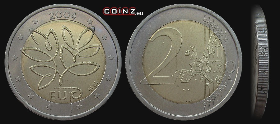 2 euro 2004 Rozszerzenie Unii Europejskiej - monety Finlandii