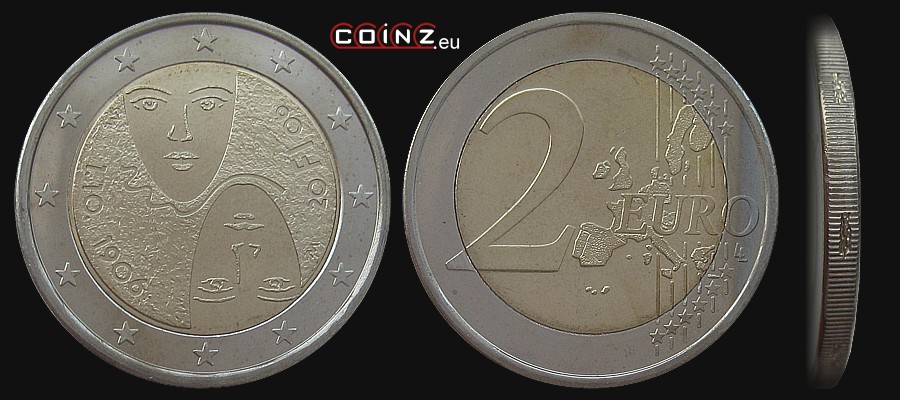 2 euro 2006 Powszechne Prawo Wyborcze - monety Finlandii