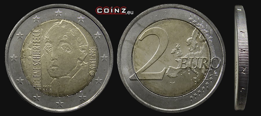 2 euro 2012 Helene Schjerfbeck - monety Finlandii