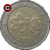 2 euro 1999-2006 - układ awersu do rewersu