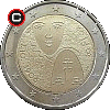 2 euro 2006 Universal Suffrage - obverse to reverse alignment