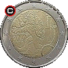 2 euro 2010 - 150 Lat Waluty Fińskiej - układ awersu do rewersu