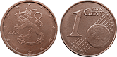 Coins of Finland - 1 euro cent 1999-2006