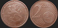 Coins of Finland - 2 euro cent 1999-2006