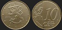 Coins of Finland - 10 euro cent from 2007