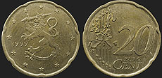Coins of Finland - 20 euro cent 1999-2006