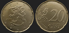 Coins of Finland - 20 euro cent from 2007