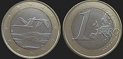 Coins of Finland - 1 euro from 2007
