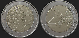 Coins of Finland - 2 euro 2010 150 Years of Finnish Currency