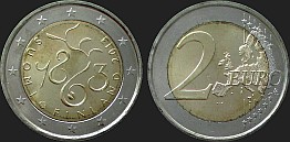 Coins of Finland - 2 euro 2013 Diet of 1863