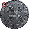 5 markkaa 1952-1953 - obverse to reverse alignment
