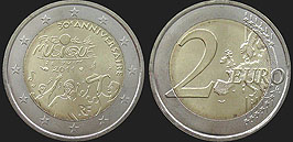 Coins of France - 2 euro 2011 30 Years of World Music Day