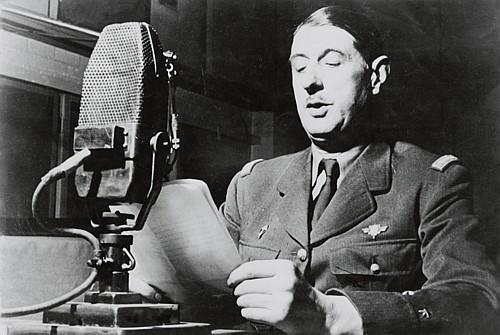 Charles de Gaulle w redakcji BBC
