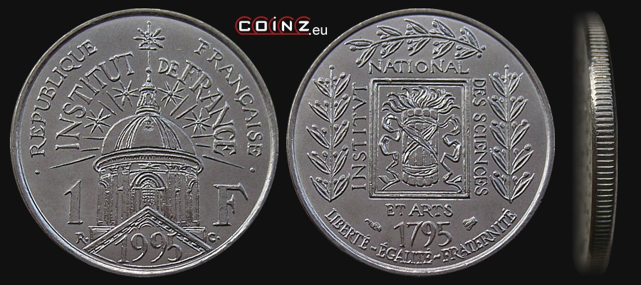 1 frank 1995 Instytut Francji - monety Francji