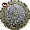 20 franków 1994 Pierre de Coubertin - układ awersu do rewersu