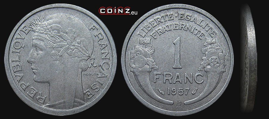 1 franc 1941-1959 - coins of France
