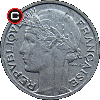 50 centimes 1941-1947 - obverse to reverse alignment