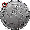 10 francs 1947-1949 - obverse to reverse alignment