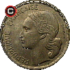 50 franków 1950-1958 - układ awersu do rewersu