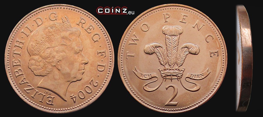 2 pensy 1998-2008 - monety Wielkiej Brytanii