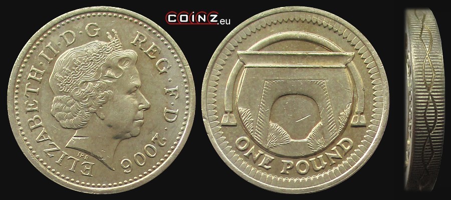 1 funt 2006 - monety Wielkiej Brytanii