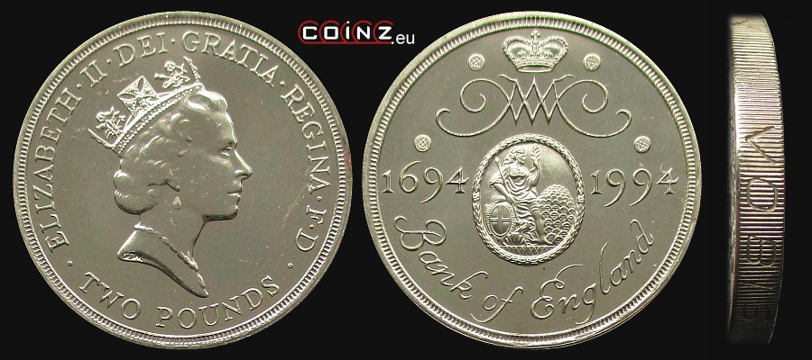 2 funty 1994 Bank Anglii - monety Wielkiej Brytanii
