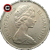 10 pensów 1968-1981 - układ awersu do rewersu
