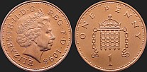 Monety Wielkiej Brytanii - 1 pens 1998-2008