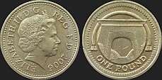 Monety Wielkiej Brytanii - 1 funt 2006 rewers północnoirlandzki