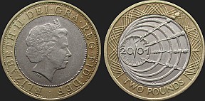 Monety Wielkiej Brytanii - 2 funty 2001 Transmisja Transatlantycka Marconiego