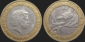 Monety Wielkiej Brytanii - 2 funty 2012 Przekazanie Igrzysk Olimpijskich