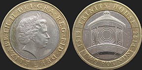 Monety Wielkiej Brytanii - 2 funty 2014 Stowarzyszenie Trinity House
