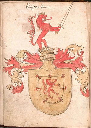 Herb Królestwa Szkocji z ok. 1475 r.