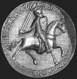 Pieczęć Ryszarda Lwie Serce z 1198 r.