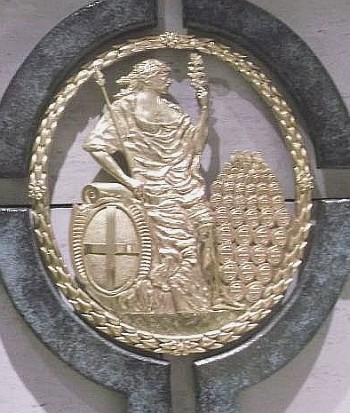 Pierwszy symbol Banku Anglii
