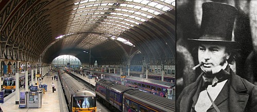 Stacja Londyn-Paddington i Ismabard Kingdom Brunel