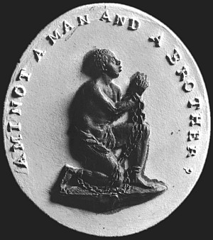 Ceramiczny medalik Josiah'ego Wedgewooda z 1787 r.